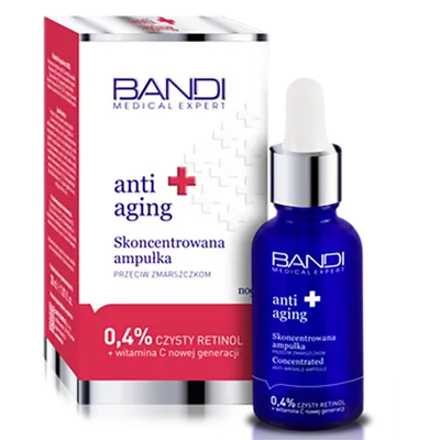 Bandi Medical Expert Anti Aging, Skoncentrowana ampułka przeciw zmarszczkom z retinolem 0,4%