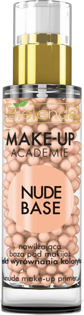 Bielenda Make-Up Academie, Nude Base, Nawilżająca baza pod makijaż z efektem wyrównania kolorytu