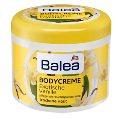 Balea Bodycreme Exotische Vanille (Odżywczy kremowy krem do ciała `Egzotyczna wanilia`)