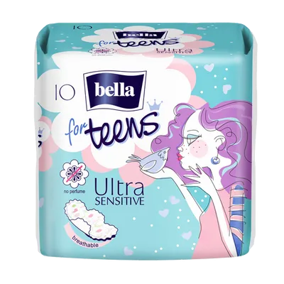 Bella For Teens Ultra Sensitive, Ultracienkie podpaski higieniczne