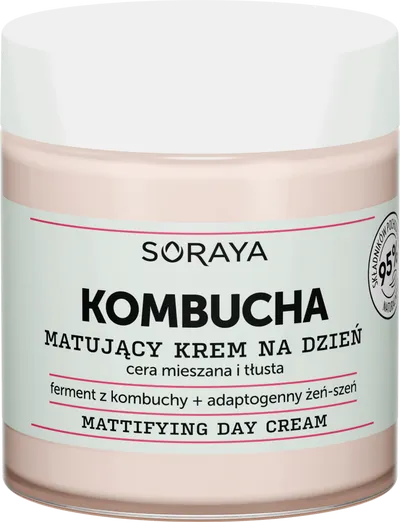 Soraya Kombucha, Matujący krem na dzień do cery tłustej i mieszanej