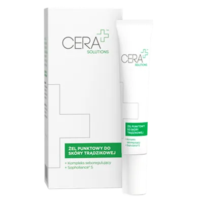 CERA+ Solutions Żel punktowy do skóry trądzikowej