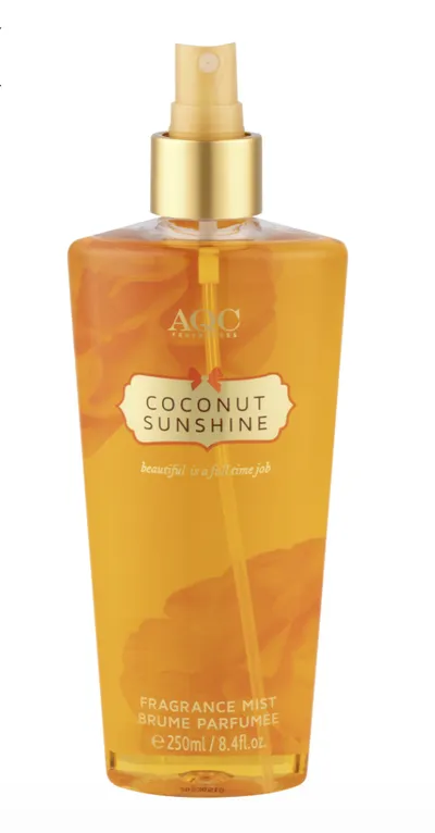 AQC Fragrances Coconut Sunshine, Fragrance Body Mist (Mgiełka do ciała)
