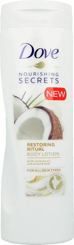 Dove Nourishing Secrets, Restoring Ritual, Body Lotion with Coconut Oil and Almond Milk (Balsam do ciała `Kokos i mleko migdałowe`)