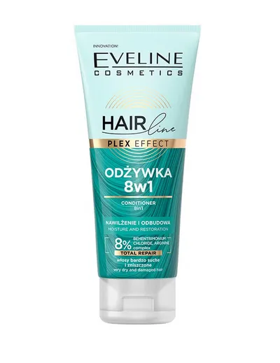 Eveline Cosmetics Hair Line, Plex Effect, Odżywka 8w1