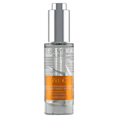 Dermika Esthetic Solutions, Vit C, Skoncentrowane serum rozświetlające anti-age na dzień i na noc