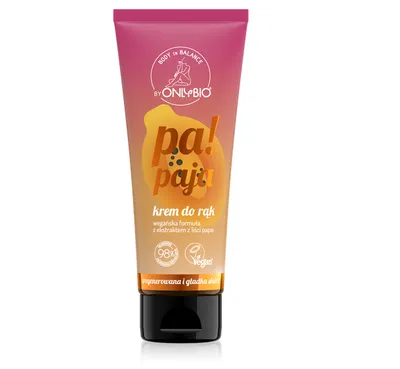 OnlyBio Body In Balance, Papaja, Krem do rąk (nowa wersja)