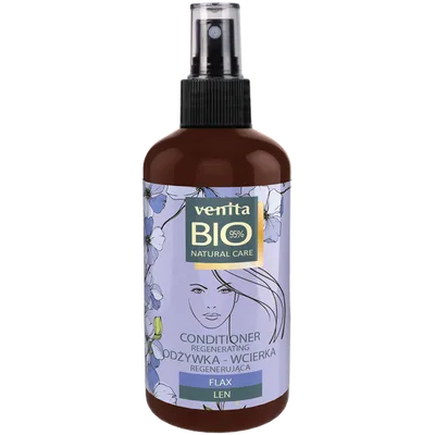 Venita Bio Natural Care, Conditioner Regenerating Flax (Regenerująca odżywka - wcierka do włosów `Len`)
