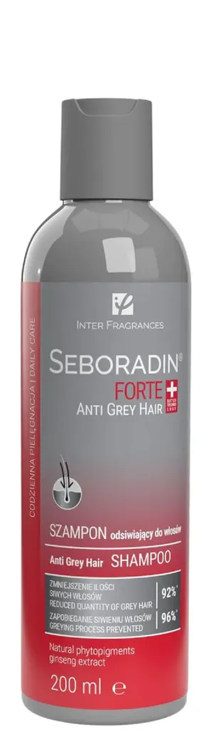 Seboradin Forte, Anti Grey Hair, Szampon odsiwiający do włosów
