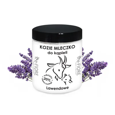 e-Fiore Kozie mleczko do kąpieli `Lawenda`