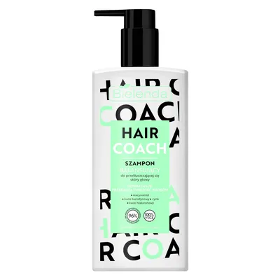 Bielenda Hair Coach, Szampon balansujący do przetłuszczającej się skóry głowy