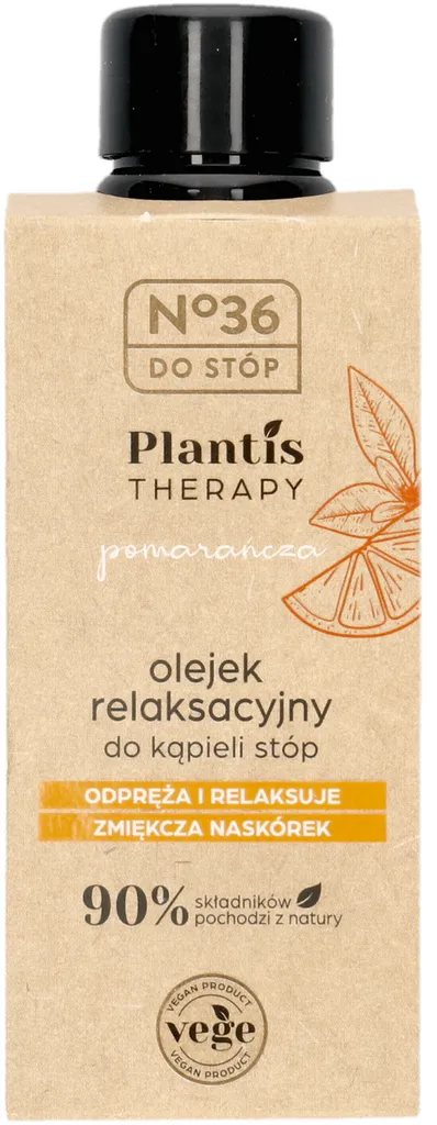 No 36 Plantis Therapy, Olejek relaksacyjny do kąpieli stóp `Pomarańcza`