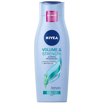 Nivea Volume & Strength, Szampon pielęgnujący do włosów