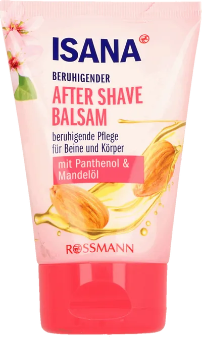 Isana Beruhigender After Shave Balsam mit Panthenol & Mandelol (Kojący balsam po depilacji `Pantenol i olej migdałowy`)