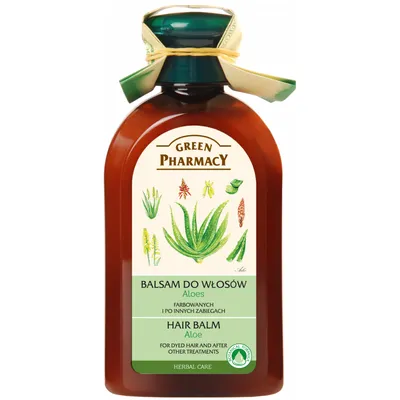 Green Pharmacy Aloes, Balsam do włosów farbowanych i po innych zabiegach (nowa wersja)