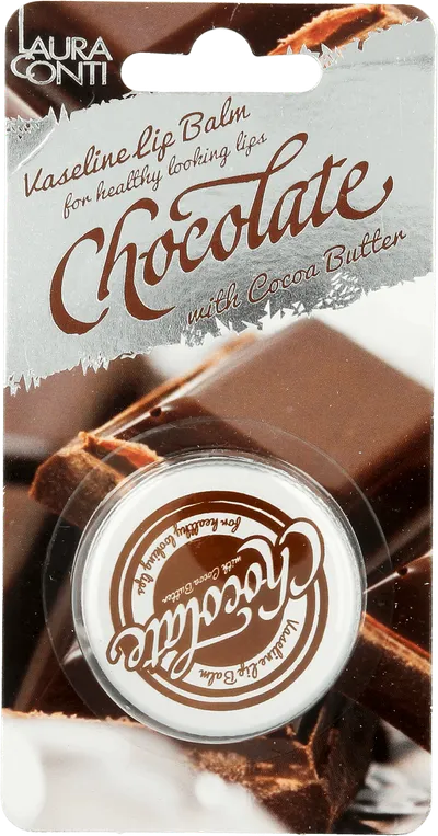 Laura Conti Vaseline Lip Balm Chocolate (Wazelinowy balsam do ust 'Czekolada')