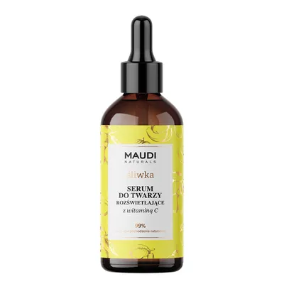 Maudi Naturals Śliwka, Rozświetlające  serum do twarzy z witaminą C