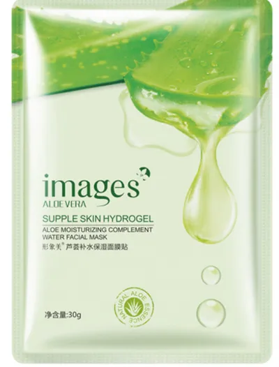 Images Aloe Vera Supple Skin Hydrogel Mask (Maska w płacie z ekstraktem z aloesu)
