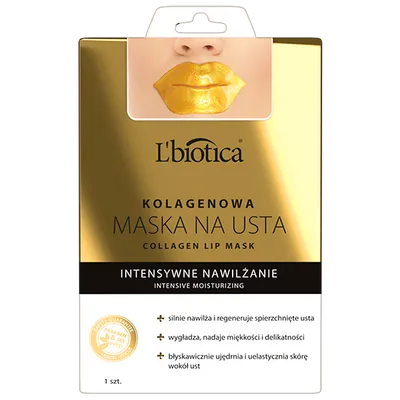 L'biotica Intensywne nawilżanie, Kolagenowa maska na usta