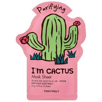 Tony Moly I'm Cactus Mask Sheet Purifying (Maseczka do twarzy `Kaktus`)