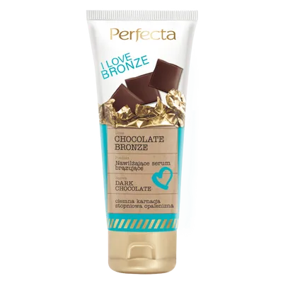 Perfecta I Love Bronze, Chocolate Bronze, Nawilżające serum brązujące `Dark Chocolate`