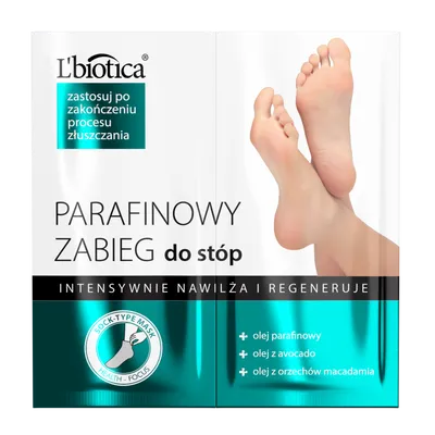 L'biotica Parafinowy zabieg do stóp `Intensywne nawilżenie`