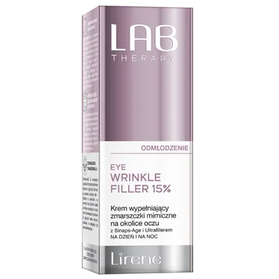 Lirene Dermoprogram Lab Therapy, Eye Wrinkle Filler 15% (Krem wypełniający zmarszczki mimiczne wokół oczu)
