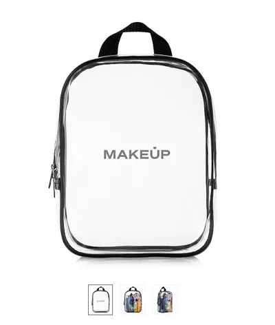 Makeup Store Beauty Bag, Przezroczysta kosmetyczka