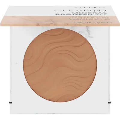 Catrice Clean ID, Mineral Bronzer SPF 15 (Mineralny bronzer do twarzy)