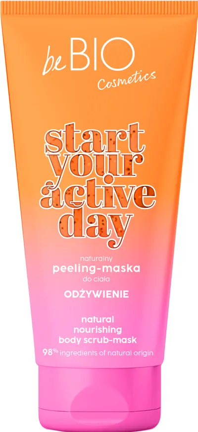 beBIO Start Your Active Day, Odżywienie, Naturalny peeling-maska do ciała