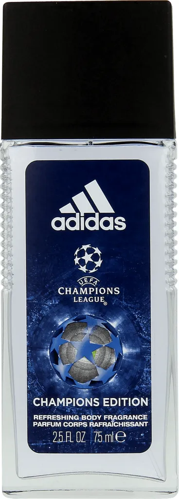 Adidas UEFA Champions League, Champions Edition, Refreshing Body Fragrance (Odświeżający dezodorant z atomizerem dla mężczyzn)