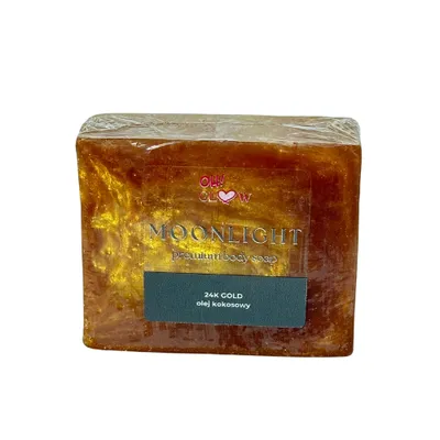 Oh Glow Moonlight, Mydło naturalne z 24K złotem