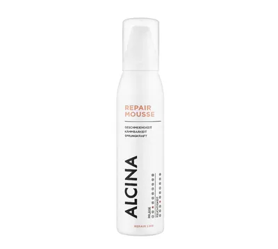 Alcina Repair Line, Repair Mousse (Regenerująca pianka do włosów suchych i zniszczonych)