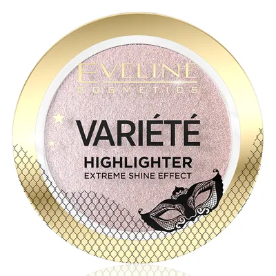 Eveline Cosmetics Variete, Highlighter (Prasowany rozświetlacz do twarzy)