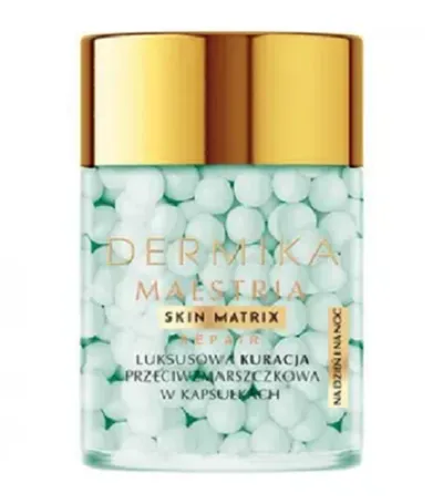 Dermika Maestria, Skin Matrix Repair, Luksusowa kuracja przeciwzmarszczkowa w kapsułkach na dzień i na noc