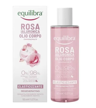 Equilibra Rosa Ialuronica, Uelastyczniający olejek do ciała z kwasem hialuronowym