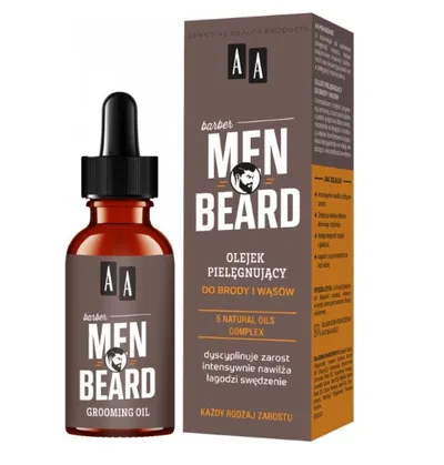 AA Men Beard, Olejek pielęgnujący do brody i wąsów