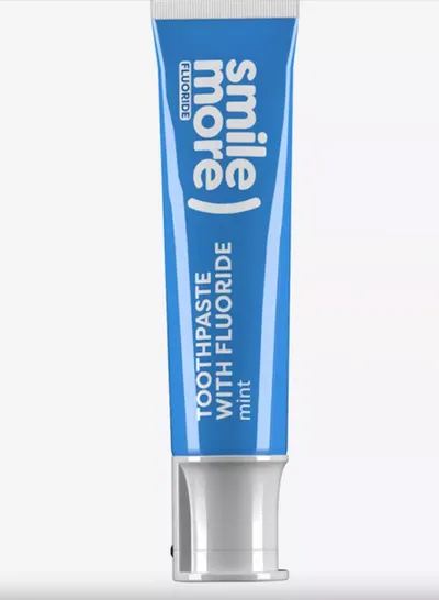 Hiskin Smile More, Mint Toothpaste with Fluoride (Mięta, Pasta do zębów)