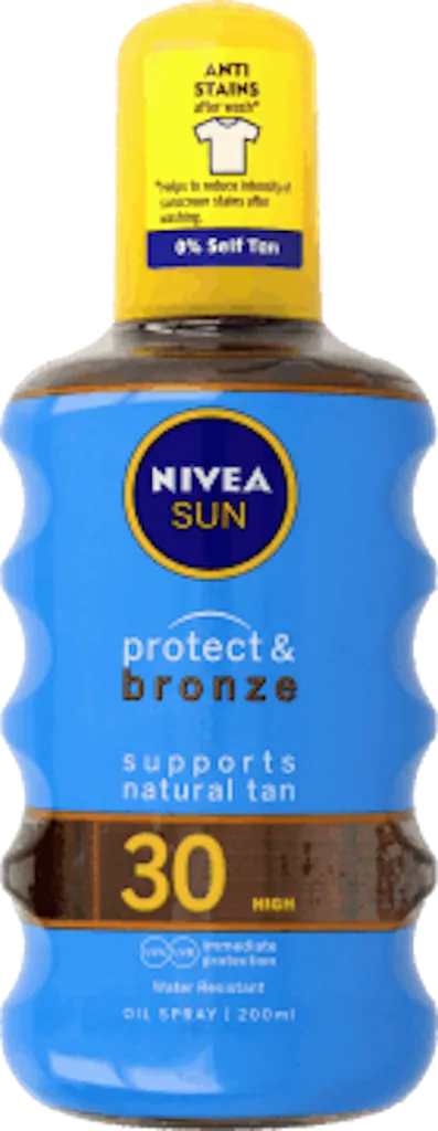 Nivea Sun Protect & Bronze, Olejek przyspieszający opalanie SPF 30