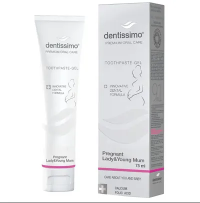 Dentissimo Premium Oral Care, Pregnant Toothapste (Pasta do zębów dla kobiet w ciąży i młodych matek)