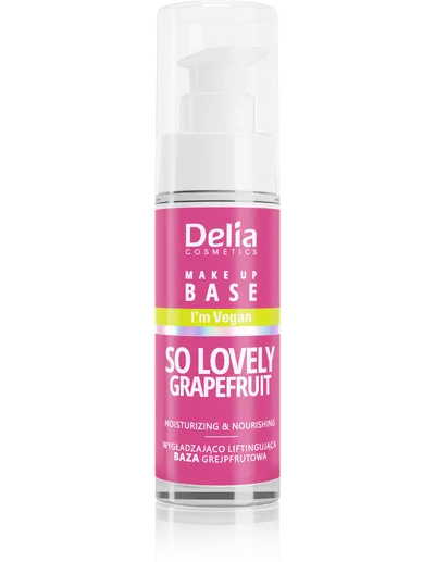 Delia Make Up Base So Lovely Grapefruit (Wegańska baza nawilżająco-odżywcza)