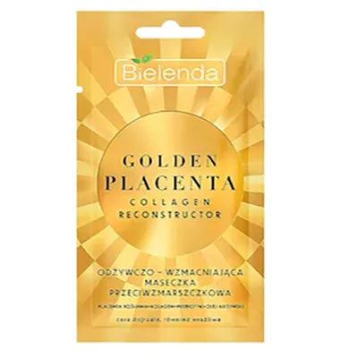 Bielenda Golden Placenta Collagen Reconstructor, Odżywczo-wzmacniająca maseczka przeciwzmarszczkowa