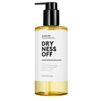 Missha Super Off Cleansing Oil, Dryness Off Moisturizing Solution (Olejek do demakijażu skóra sucha)