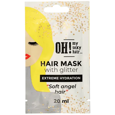 OH! my sexy hair Hair Mask with Glitter Extreme Hydration (Brokatowa maseczka do włosów)