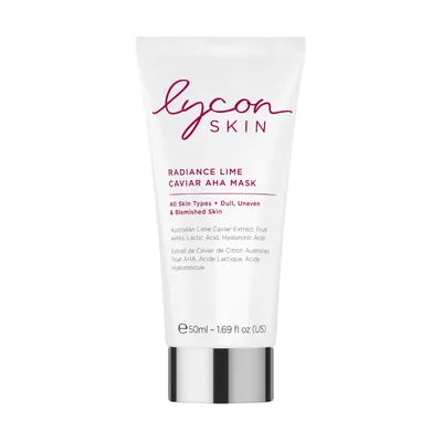 Lycon Skin Radiance, Lime Caviar AHA Mask (Rozświetlająca maska z kwasami AHA)