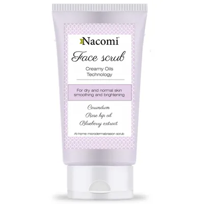 Nacomi Naturalny wygładzający peeling do twarzy