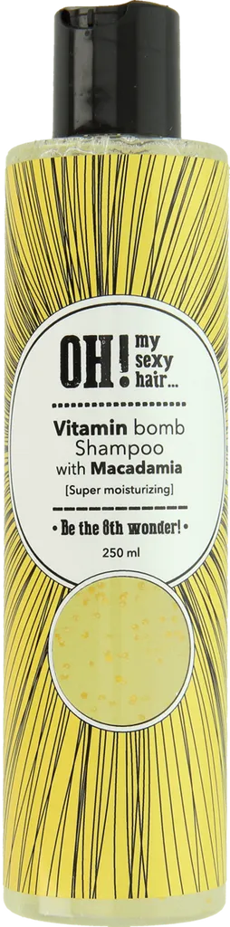 OH! my sexy hair Vitamin Bomb Shampoo with Macadamia (Nawilżający szampon do włosów)