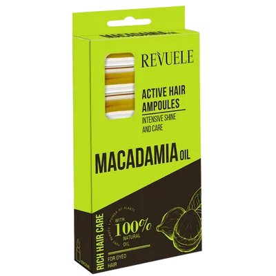 Revuele Rich Hair Care, Macadamia Oil Active Hair Ampoules (Ampułki do włosów z olejem makadamia)