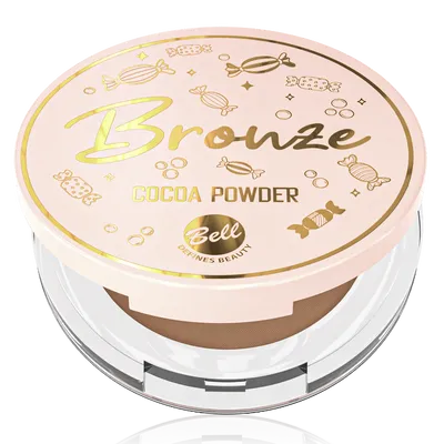 Bell Candy Shop, Bronze Cocoa Powder (Bronzer do twarzy z subtelnym efektem rozświetlenia)