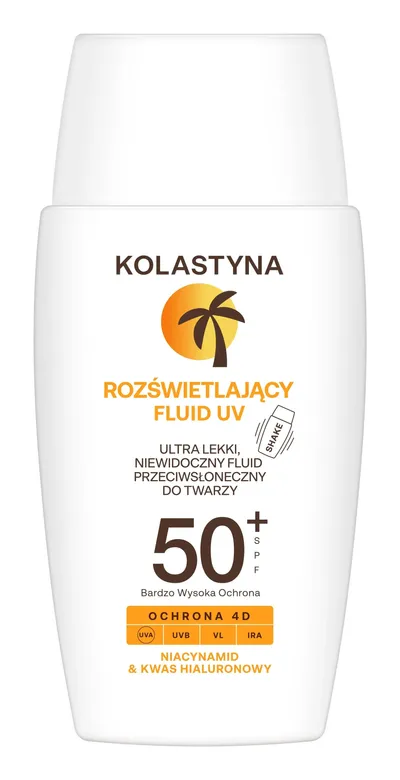 Kolastyna Sun, Rozświetlający fluid UV SPF50+